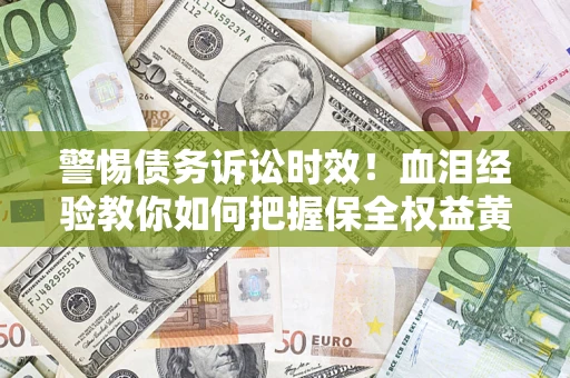 武汉警惕债务诉讼时效！血泪经验教你如何把握保全权益黄金期