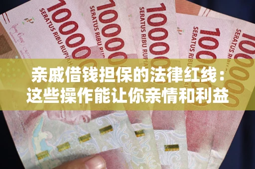 武汉亲戚借钱担保的法律红线：这些操作能让你亲情和利益两不误