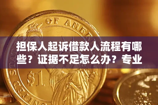 武汉担保人起诉借款人流程有哪些？证据不足怎么办？专业律师解答