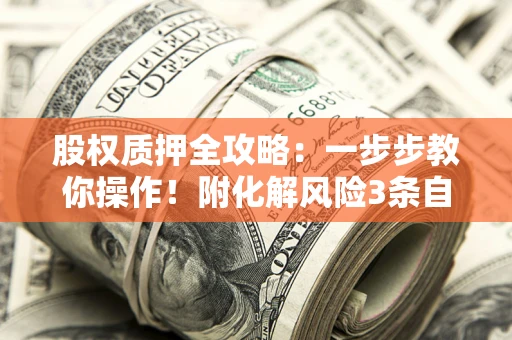 武汉股权质押全攻略：一步步教你操作！附化解风险3条自救法则