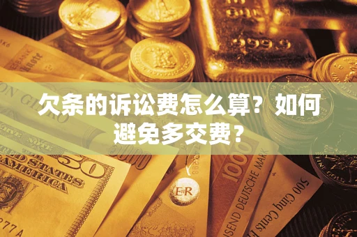 武汉欠条的诉讼费怎么算？如何避免多交费？