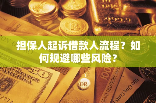武汉担保人起诉借款人流程？如何规避哪些风险？